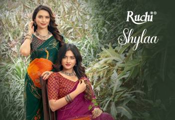 Shylaa By Ruchi Fancy Casual Wear Saree Collection
